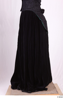  Photos Woman in Historical Dress 95 19th century black skirt historical clothing lower body 0003.jpg